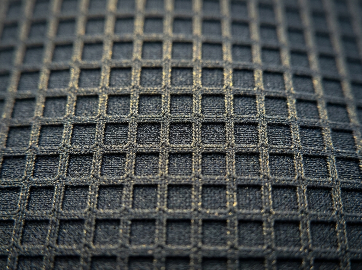 ผ้าตาราง (Grid Waffle Mesh)